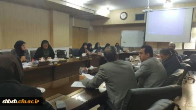 تشکیل جلسه اعضای هیات علمی