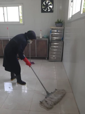 ضد عفونی کردن ساختمان های پردیس شهید باهنر فارس جهت پیشگیری از ورود ویروس کرونا 9