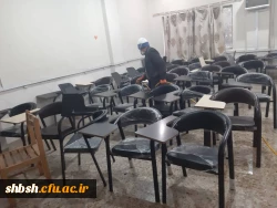 ضد عفونی کردن ساختمان های پردیس شهید باهنر فارس جهت پیشگیری از ورود ویروس کرونا 14