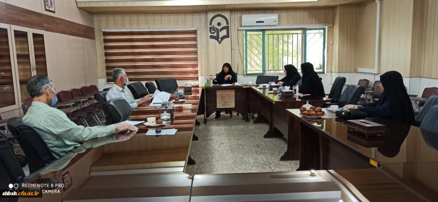 برگزاری اولین جلسه شورای اداری پردیس شهید باهنر در سال 99 12