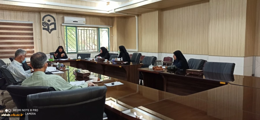 برگزاری اولین جلسه شورای اداری پردیس شهید باهنر در سال 99 13