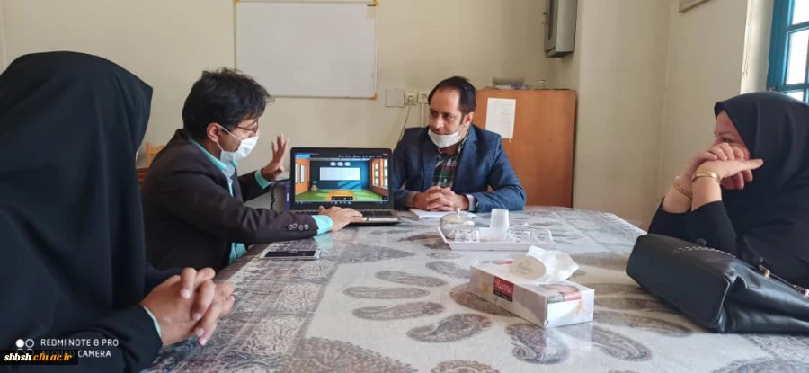 بازدید از استدیوی تولید محتوای پژوهشکده معلم 12