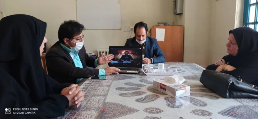 بازدید از استدیوی تولید محتوای پژوهشکده معلم 13