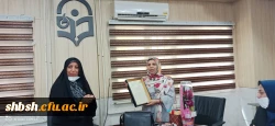 مراسم تقدیر از همکار بازنشسته سرکار خانم پاک طینت در پردیس شهید باهنر برگزار شد 2