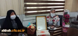 مراسم تقدیر از همکار بازنشسته سرکار خانم پاک طینت در پردیس شهید باهنر برگزار شد 7