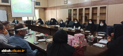 همزمان با ایام میلاد امام رضا علیه السلام، جلسه شورای اداری در پردیس شهید باهنر برگزار شد