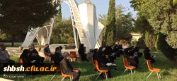 برنامه قرائت زیارت عاشورا در جوار شهدای گمنام پردیس شهید باهنر فارس برگزار شد 4