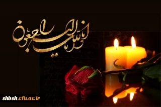 پیام تسلیت فوت مادربزرگ سرکار خانم دکتر داودی