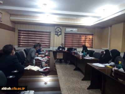 جلسه گروه های آموزشی پردیس شهیدباهنر