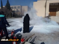 برگزاری دوره آموزشی آتش نشانی برای کارکنان پردیس شهید باهنر شیراز 14