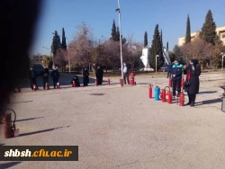 برگزاری دوره آموزشی آتش نشانی برای کارکنان پردیس شهید باهنر شیراز 23