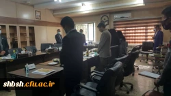 برگزاری جلسه دفاع از پایان نامه های کارشناسی ارشد دانشجویان پردیس شهید باهنر شیراز 6