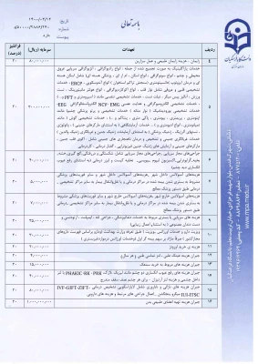 بخشنامه خدمات بیمه ای سال 1400 دانشگاه فرهنگیان 6
