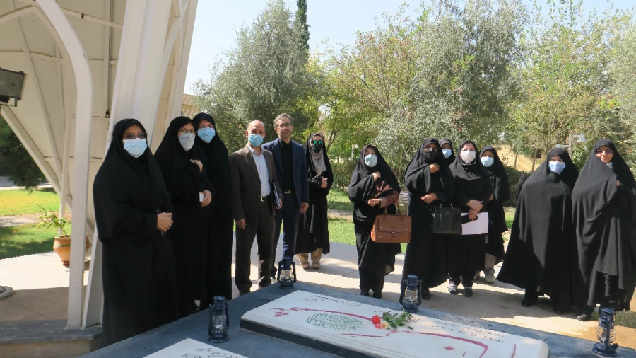 مراسم تودیع و معارفه سرپرست پردیس شهید باهنر اربعین سرور و سالار شهیدان و گرامیداشت هفته دفاع مقدس در پردیس شهید باهنر  4