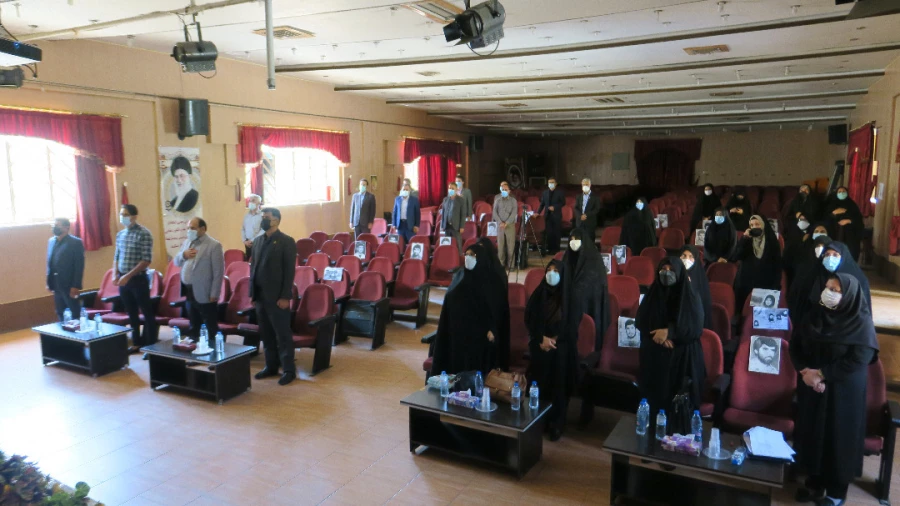 مراسم تودیع و معارفه سرپرست پردیس شهید باهنر اربعین سرور و سالار شهیدان و گرامیداشت هفته دفاع مقدس در پردیس شهید باهنر  6