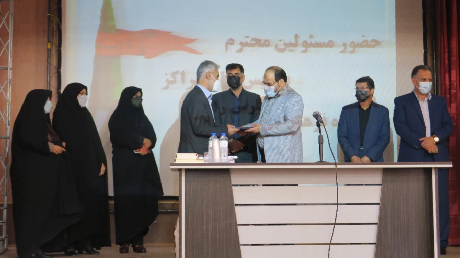 مراسم تودیع و معارفه سرپرست پردیس شهید باهنر اربعین سرور و سالار شهیدان و گرامیداشت هفته دفاع مقدس در پردیس شهید باهنر  11