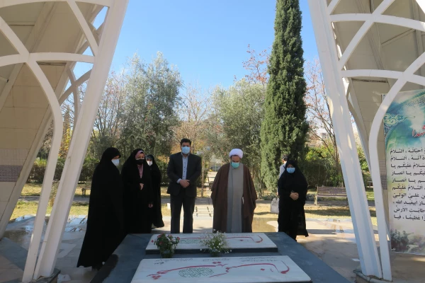 ضور حجت الاسلام مجتبی مصباح یزدی در پردیس شهید باهنر فارس 9