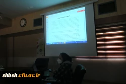 برگزاری جلسه آموزشی ویژه کارکنان پردیس شهید باهنر در خصوص شعار امسال بسیج ملی تغذیه با عنوان 