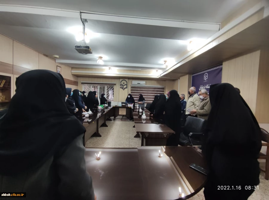 برگزاری جلسه به مناسبت وفات حضرت ام البنین بانوی فداکار اسلام و روز تکریم از مادران و همسران شهدا  5