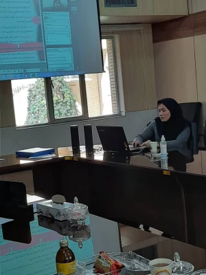 برگزاری جلسه دفاع  ۴ نفر ازدانشجویان ارشد در تاریخ ۲۷ بهمن ۱۴۰۰ 14