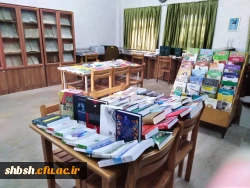 نمایی از کتابخانه پردیس شهید باهنر شیراز