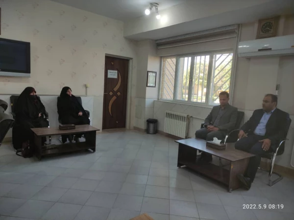 بازدید آقای دکتر محمدپورمشاور آقای دکتر محمدی معاونت فرهنگی و اجتماعی دانشگاه فرهنگیان کشور و خانم مؤمنیان ناظر کشوری بر فعالیت های فرهنگی در پردیس شهید باهنر 5