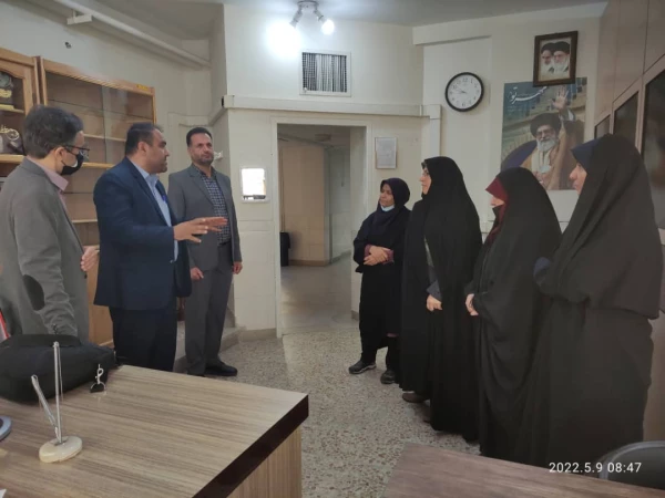 بازدید آقای دکتر محمدپورمشاور آقای دکتر محمدی معاونت فرهنگی و اجتماعی دانشگاه فرهنگیان کشور و خانم مؤمنیان ناظر کشوری بر فعالیت های فرهنگی در پردیس شهید باهنر 6