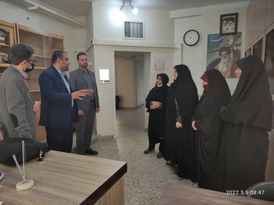 بازدید آقای دکتر محمدپورمشاور آقای دکتر محمدی معاونت فرهنگی و اجتماعی دانشگاه فرهنگیان کشور و خانم مؤمنیان ناظر کشوری بر فعالیت های فرهنگی در پردیس شهید باهنر 6