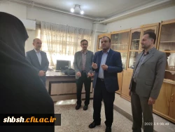 بازدید آقای دکتر محمدپورمشاور آقای دکتر محمدی معاونت فرهنگی و اجتماعی دانشگاه فرهنگیان کشور و خانم مؤمنیان ناظر کشوری بر فعالیت های فرهنگی در پردیس شهید باهنر 7