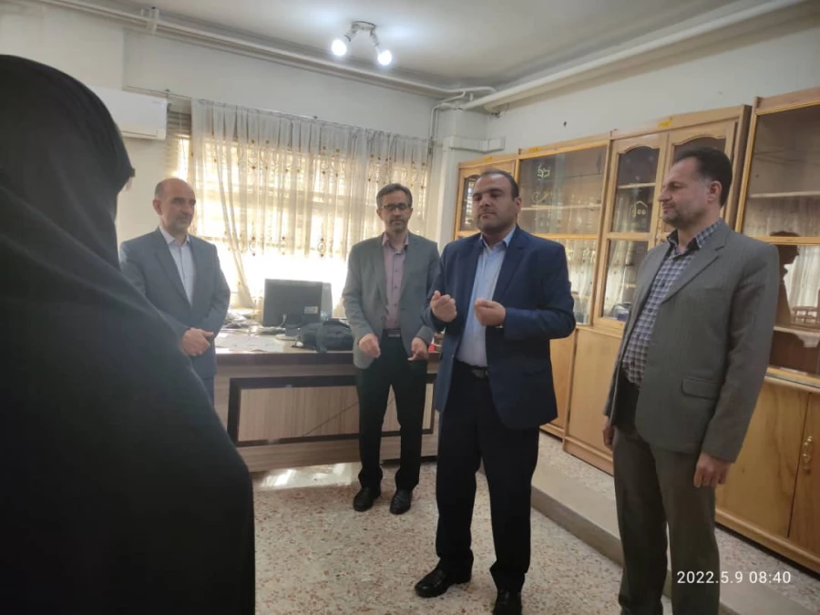 بازدید آقای دکتر محمدپورمشاور آقای دکتر محمدی معاونت فرهنگی و اجتماعی دانشگاه فرهنگیان کشور و خانم مؤمنیان ناظر کشوری بر فعالیت های فرهنگی در پردیس شهید باهنر 7