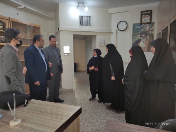 بازدید آقای دکتر محمدپورمشاور آقای دکتر محمدی معاونت فرهنگی و اجتماعی دانشگاه فرهنگیان کشور و خانم مؤمنیان ناظر کشوری بر فعالیت های فرهنگی در پردیس شهید باهنر 8