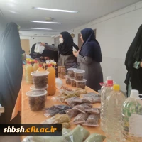 برگزاری نمایشگاه خیریه خوراکی های سالم و طبیعی به مناسبت هفته سلامت و هفته سراهای دانشجویی 5