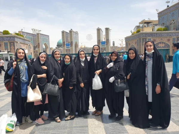 برگزاری اردوی زیارت اولی ها با همکاری معاونت فرهنگی و دفتر نهاد مقام معظم رهبری در مشهد مقدس 5