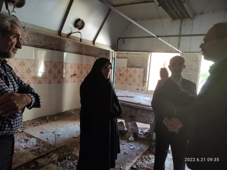 بازدید آقای دکتر میر یونسی مدیر کل محترم پشتیبانی و رفاه کارکنان در دانشگاه فرهنگیان سازمان مرکزی و آقای دکتر زارع شیبانی سرپرست امور پردیس های دانشگاه فرهنگیان استان فارس از میزان پیشرفت تعمیرات مجموعه سلف سرویس و آشپزخانه پردیس شهیدباهنر  8