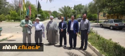 بازدید دکتر صحرایی سرپرست دانشگاه فرهنگیان با همراهی دکتر زارع شیبانی، سرپرست مدیریت امور پردیس های فارس، حجت الاسلام والمسلمین جعفری مسؤول دفتر نهاد نمایندگی مقام معظم رهبری در دانشگاه فرهنگیان فارس و رؤسای پردیسها و مراکز در روز جمعه سوم تیرماه ۱۴۰۱ از 