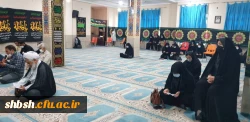برگزاری مراسم زیارت عاشورا در نمازخانه پردیس شهید باهنر با حضور کارکنان و دانشجومعلمان 2