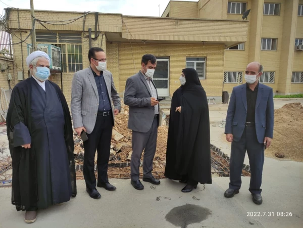 بازدید مدیر کل محترم حقوقی سازمان مرکزی جناب آقای دکتر نصرآبادی از پردیس شهید باهنر فارس 2