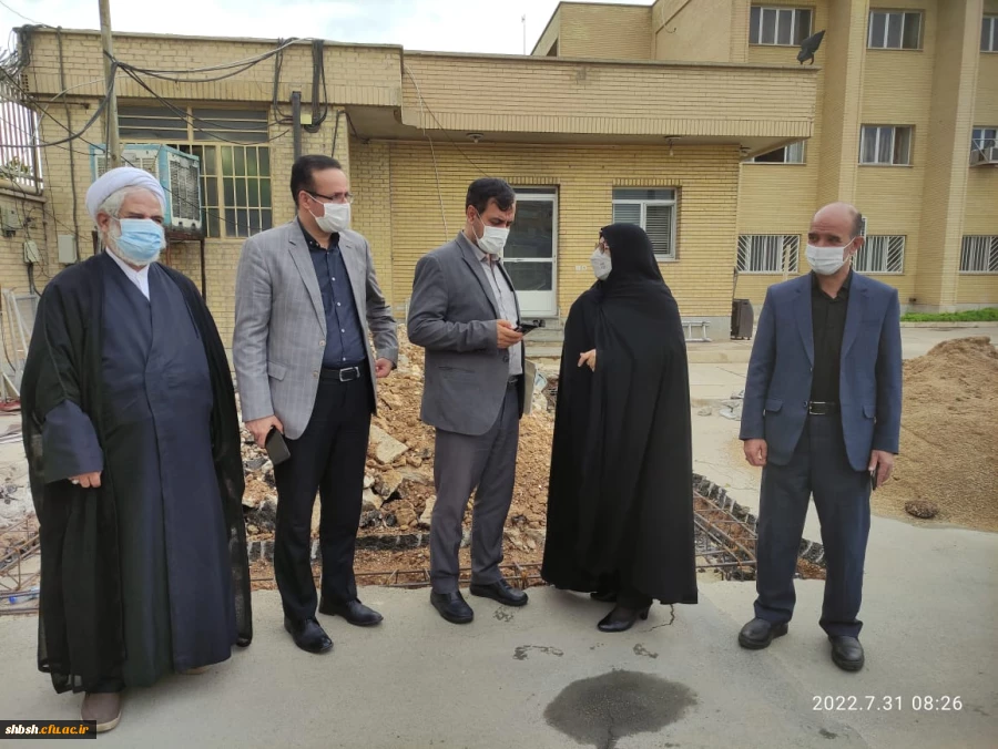 بازدید مدیر کل محترم حقوقی سازمان مرکزی جناب آقای دکتر نصرآبادی از پردیس شهید باهنر فارس 2