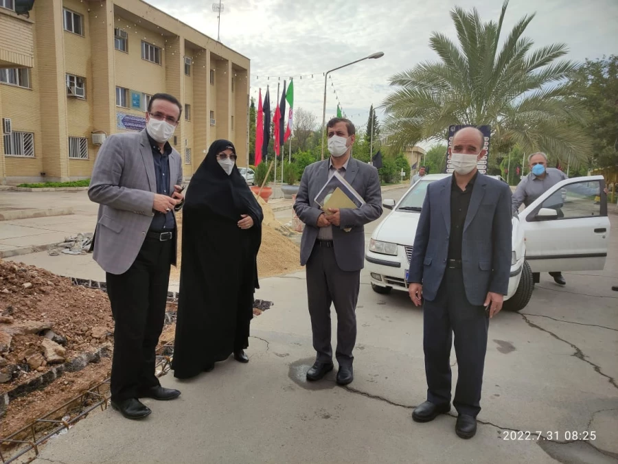 بازدید مدیر کل محترم حقوقی سازمان مرکزی جناب آقای دکتر نصرآبادی از پردیس شهید باهنر فارس 6