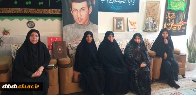 دیدار با مادر شهید حسینی کیا به مناسبت دهه اول محرم