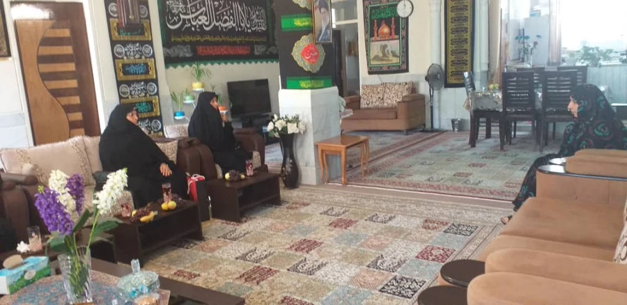 دیدار با مادر شهید حسینی کیا به مناسبت دهه اول محرم 4