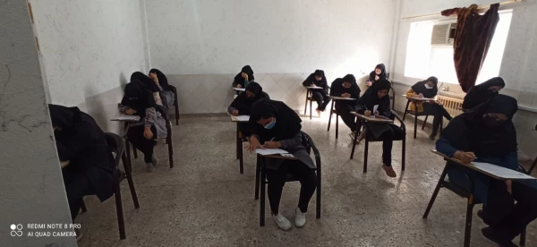 آزمون پایانی دوره تابستانی نیم سال سوم تحصیلی ۱۴۰۱ در پردیس شهید باهنر 7