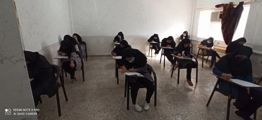 آزمون پایانی دوره تابستانی نیم سال سوم تحصیلی ۱۴۰۱ در پردیس شهید باهنر 7