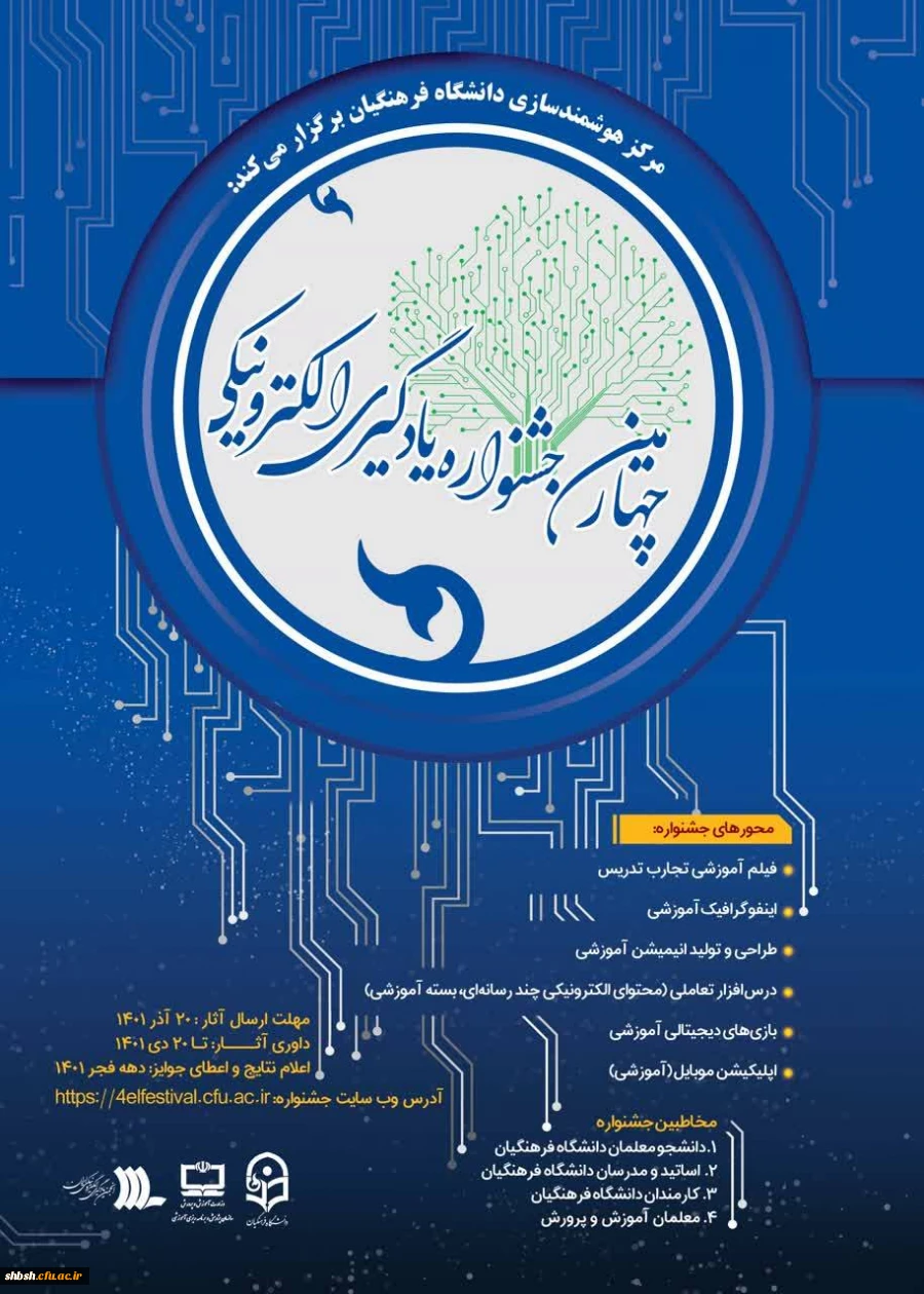 چهارمین دوره جشنواره یادگیری الکترونیکی و تولید محتوا 2