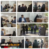 حضور سرپرست معاونت نظارت، ارزیابی و تضمین کیفیت جناب آقای دکتر ابراهیمی و مدیر کل نظارت و تعالی سازمانی جناب آقای دکتر احمدی در پردیس شهید باهنر شیراز 2