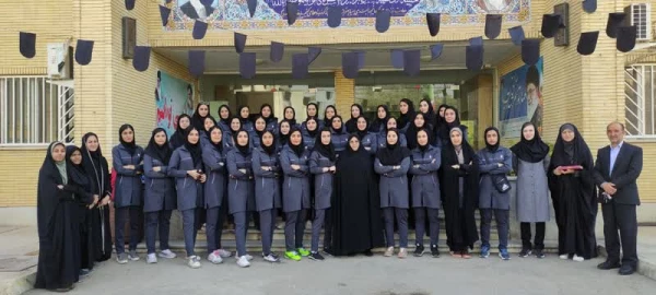 مراسم بدرقه کاروان ورزشی دختران دانشگاه فرهنگیان استان فارس به بیست و چهارمین المپیاد فرهنگی ورزشی دانشگاه های فرهنگیان سراسر کشور  2