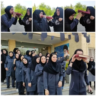 مراسم بدرقه کاروان ورزشی دختران دانشگاه فرهنگیان استان فارس به بیست و چهارمین المپیاد فرهنگی ورزشی دانشگاه های فرهنگیان سراسر کشور  3