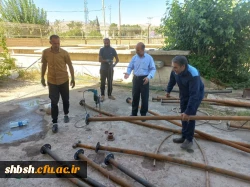 انجام عملیات ترمیم و لوله گزاری چاه عمیق پردیس شهید باهنر فارس  ۲۱ تیرماه ۱۴۰۲ 2