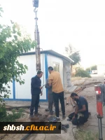 انجام عملیات ترمیم و لوله گزاری چاه عمیق پردیس شهید باهنر فارس  ۲۱ تیرماه ۱۴۰۲ 6