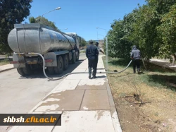 آبرسانی با تانکر آب شهرداری 5